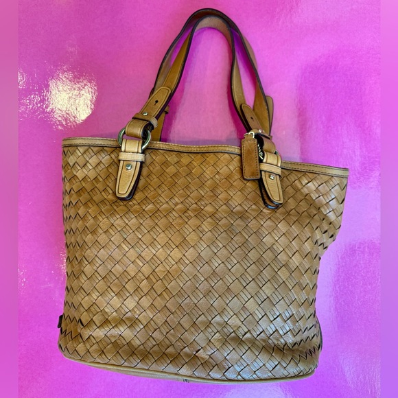 Cole Haan Woven Leather Bag - Picture 1 of 5
